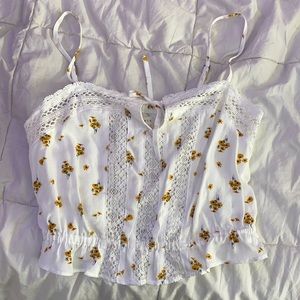Sunflower crop top